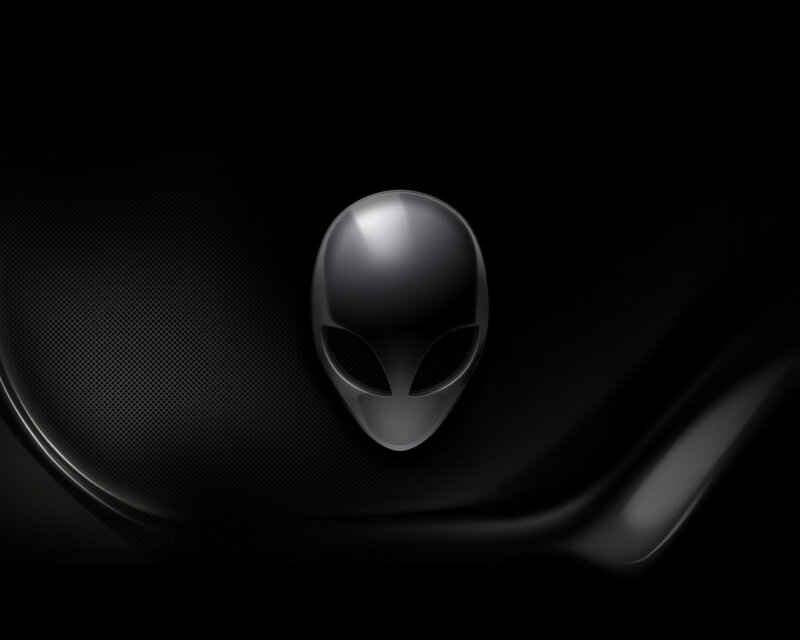 Alien Head Logo — Dark
