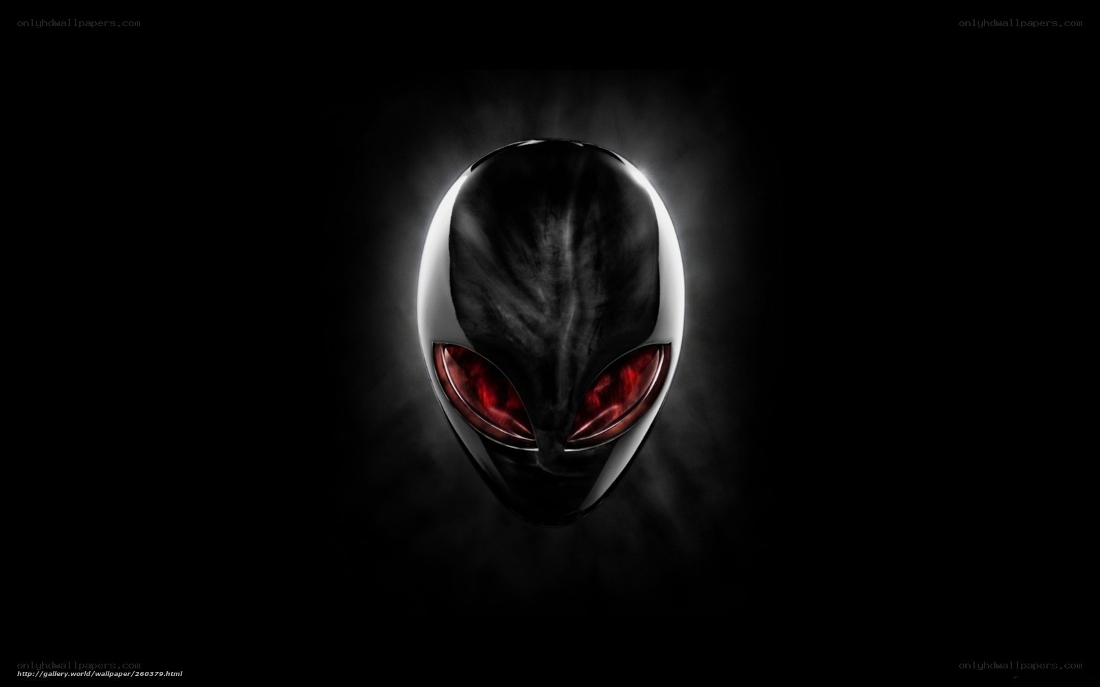 Alien head logo wallpaper