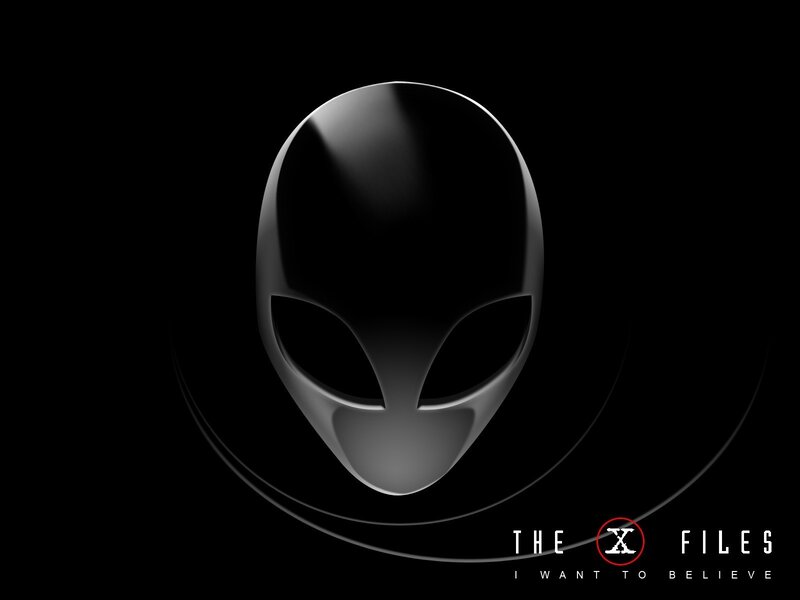Alien head logo with X-Files text