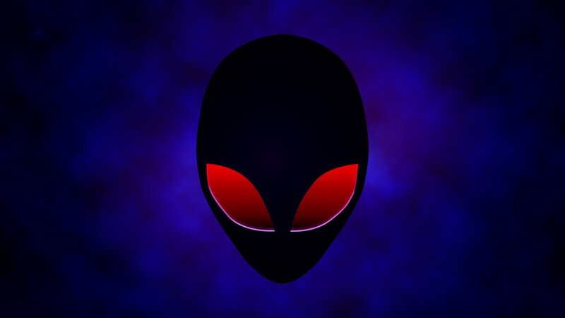 Alien Head Silhouette