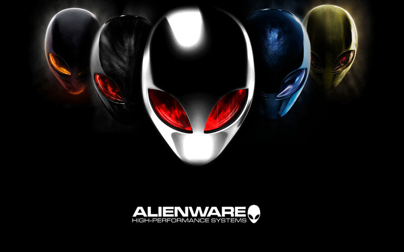Alien Heads in a Row — Black