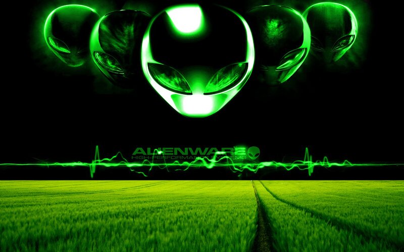 Alien Heads in Field