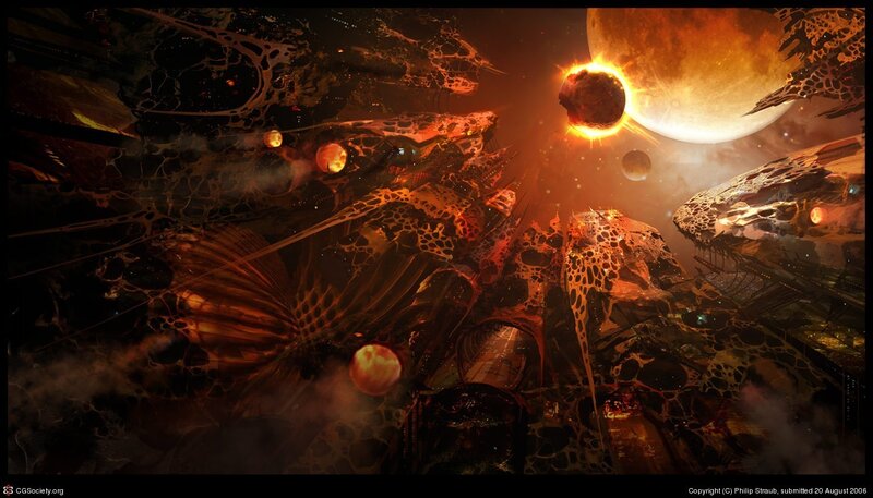 alien hive in space