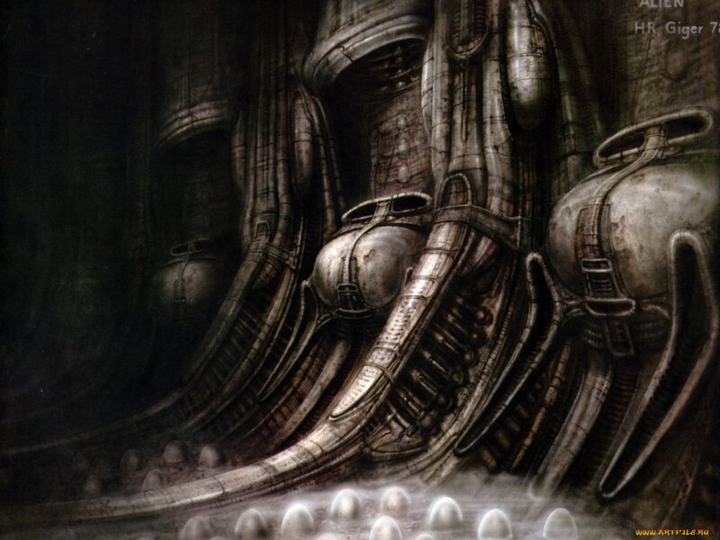 Alien hive interior