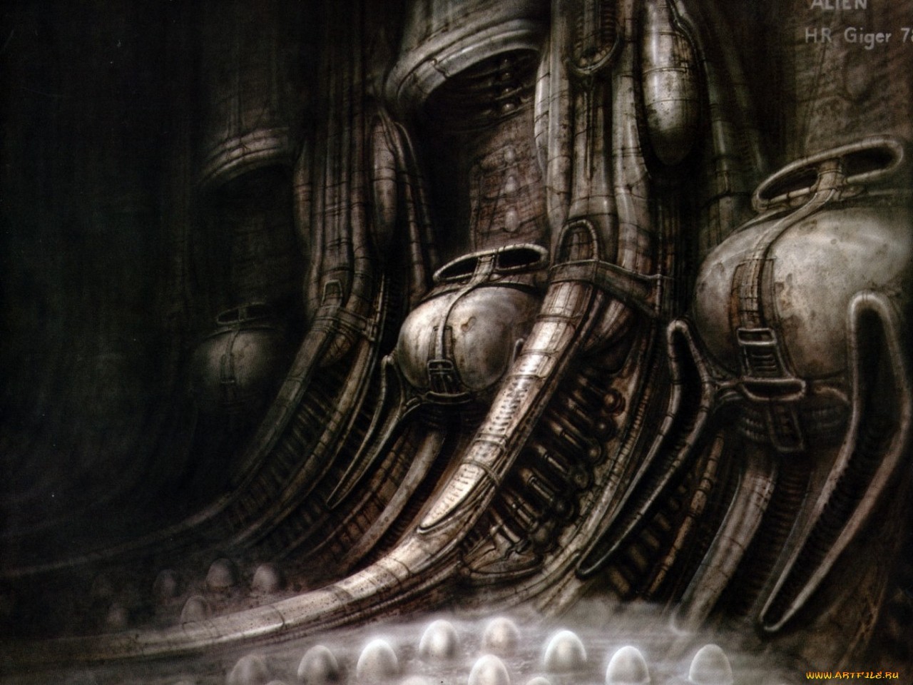 Alien hive interior