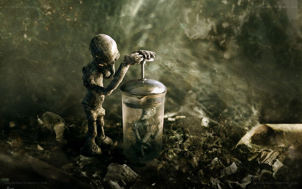 alien in a jar experiment