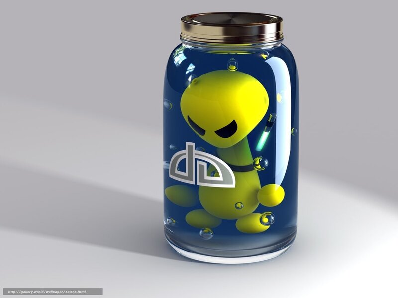 alien in a jar
