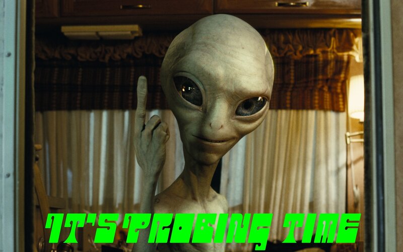 Alien in Camper