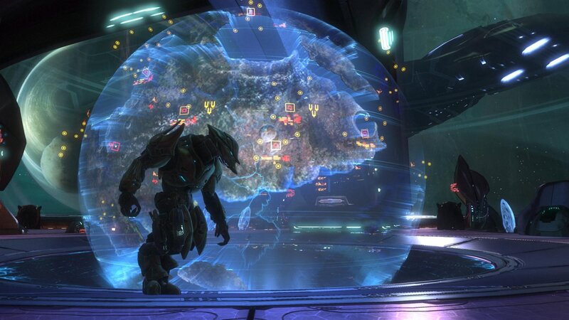 alien in futuristic command center