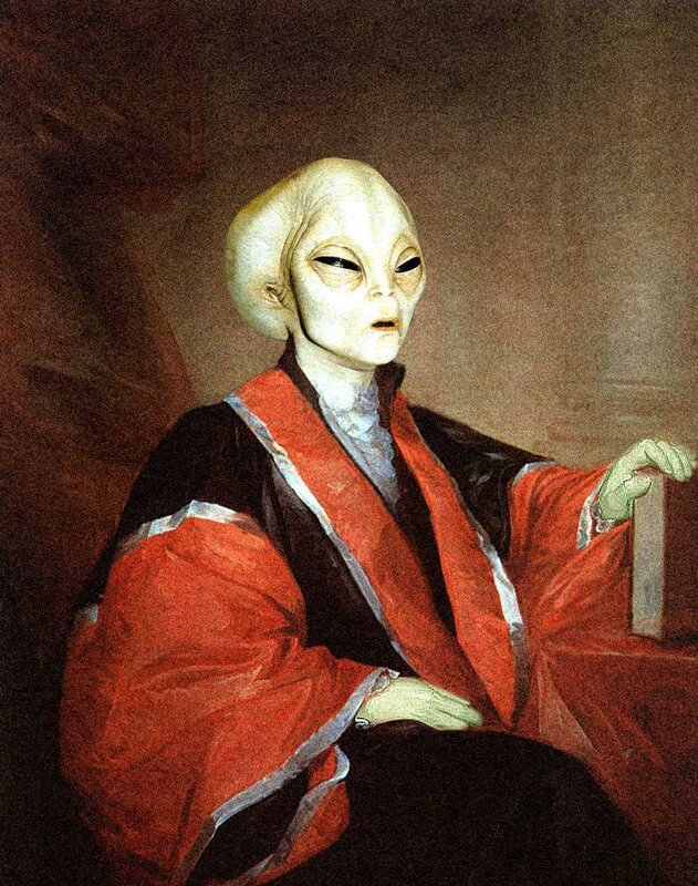 Alien in Red Robe