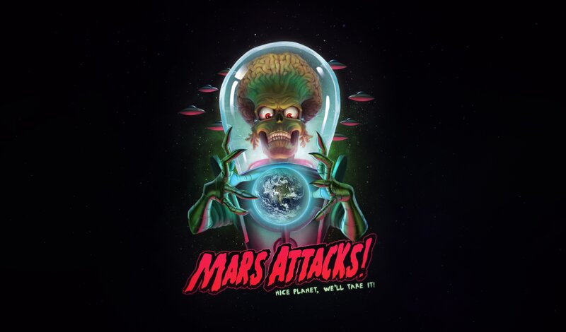 Alien in Space Helmet — Black