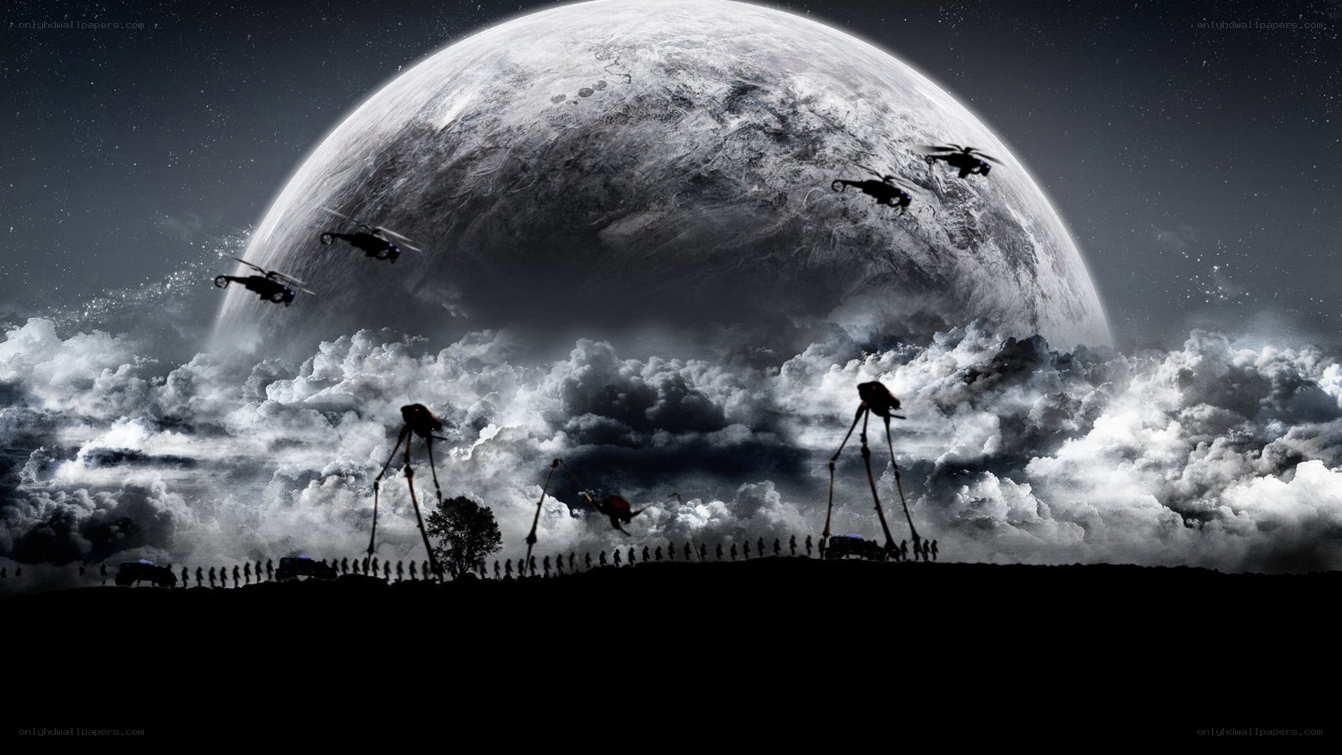 Alien invasion on alien planet