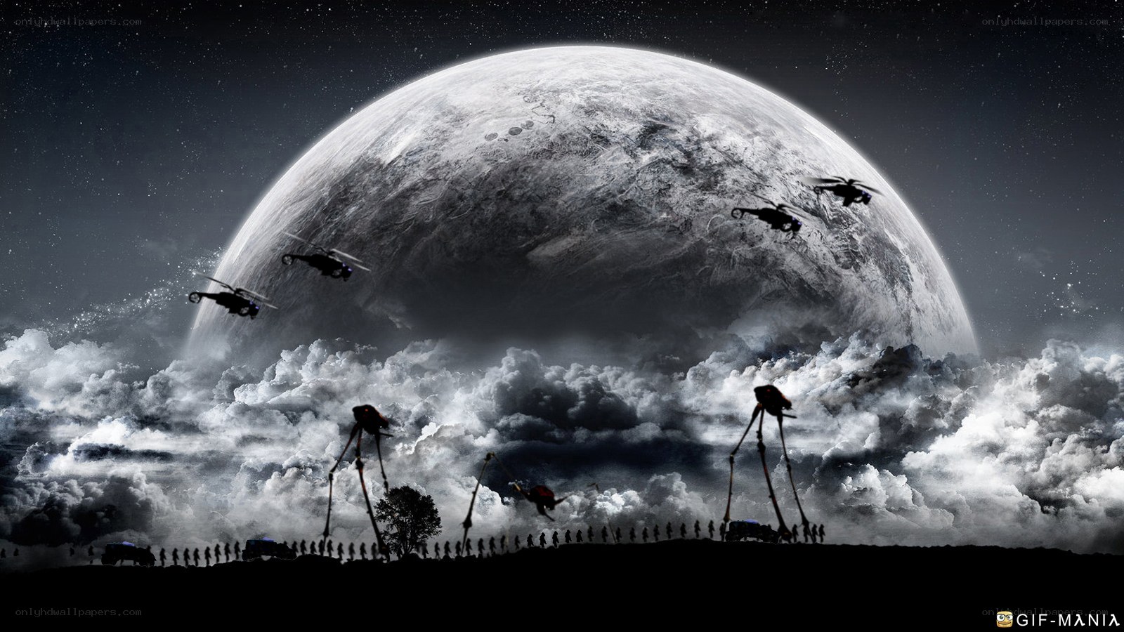 Alien invasion on alien planet