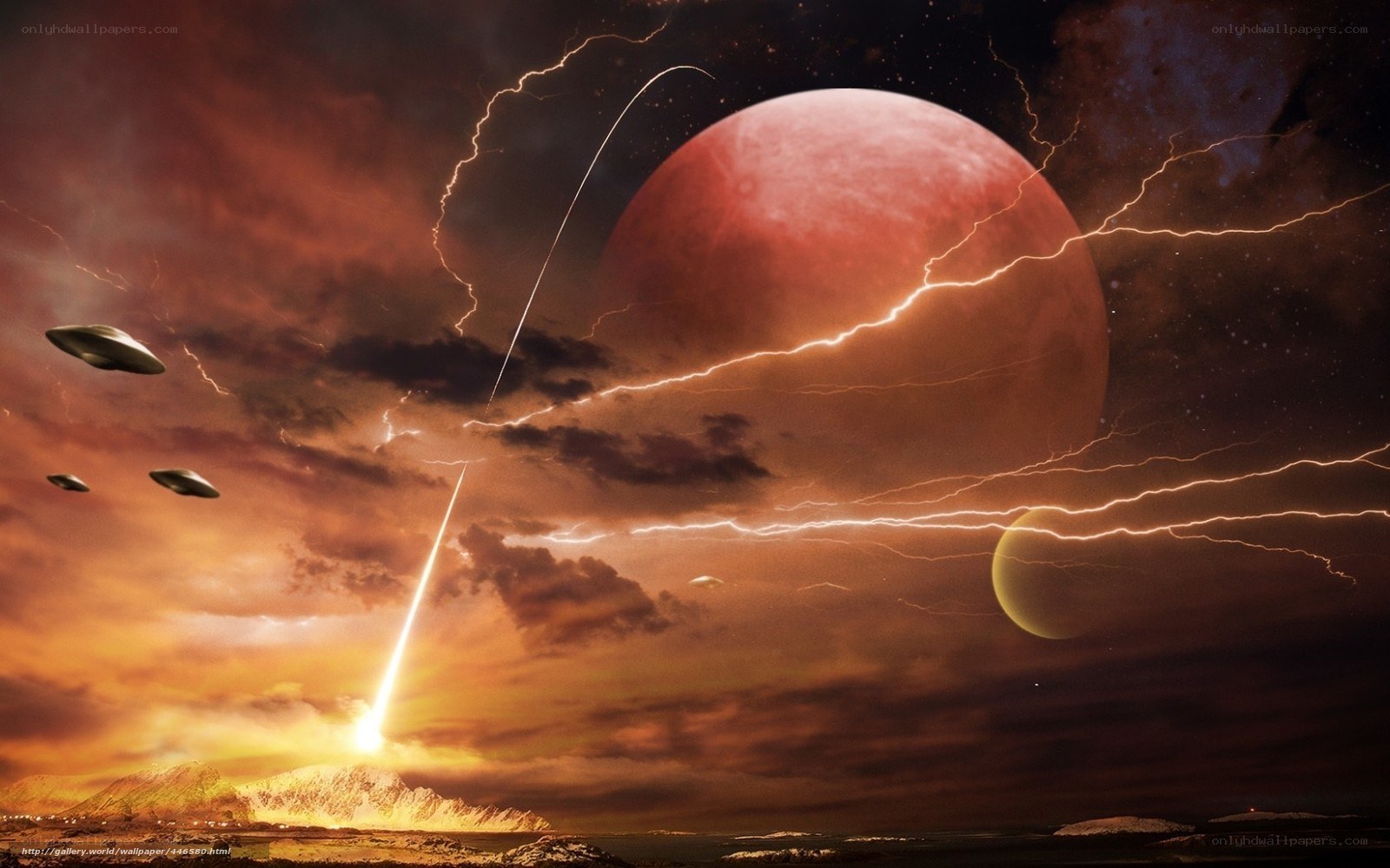 Alien invasion on alien planet