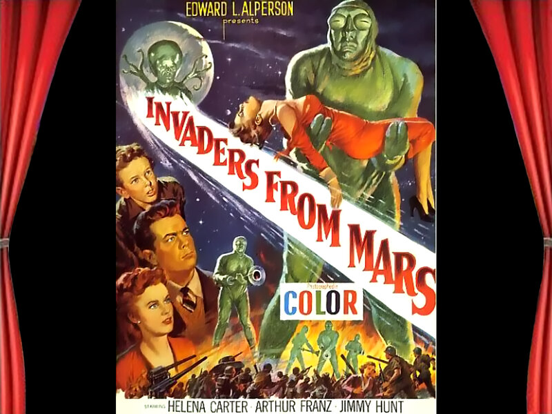 Alien Invasion Poster — Red