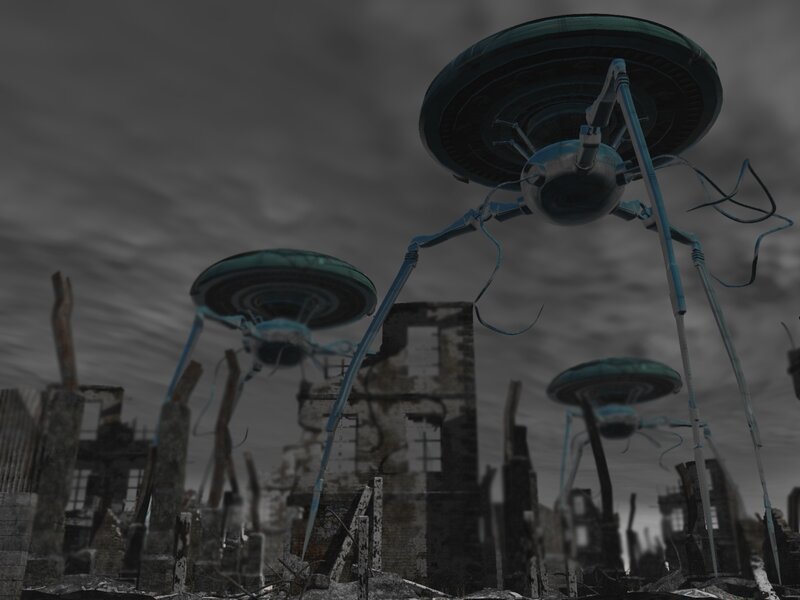 alien invasion ruins