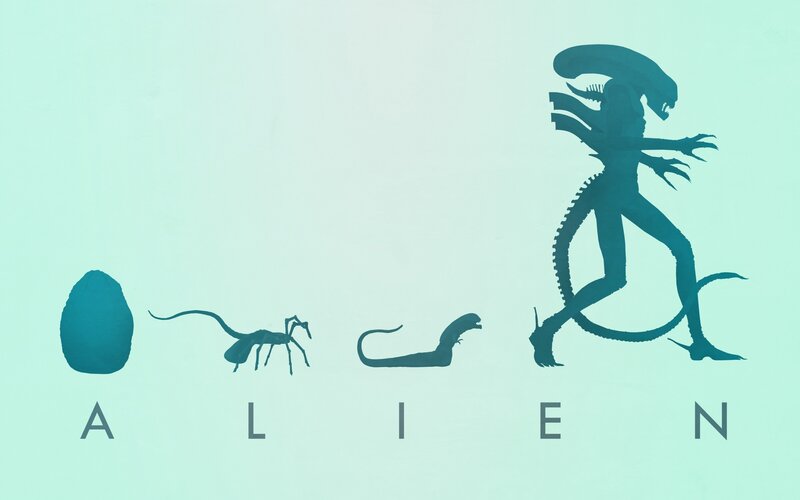 Alien Life Cycle — Teal