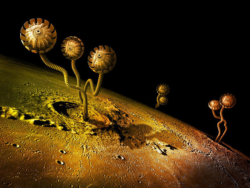 alien life on a distant planet