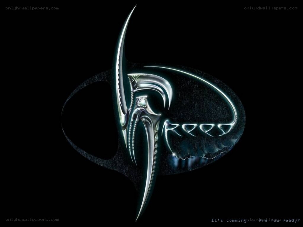 Alien logo with text