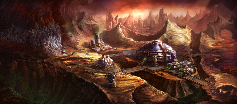 alien mining colony
