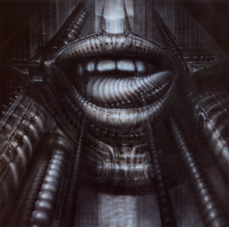 alien mouth close-up