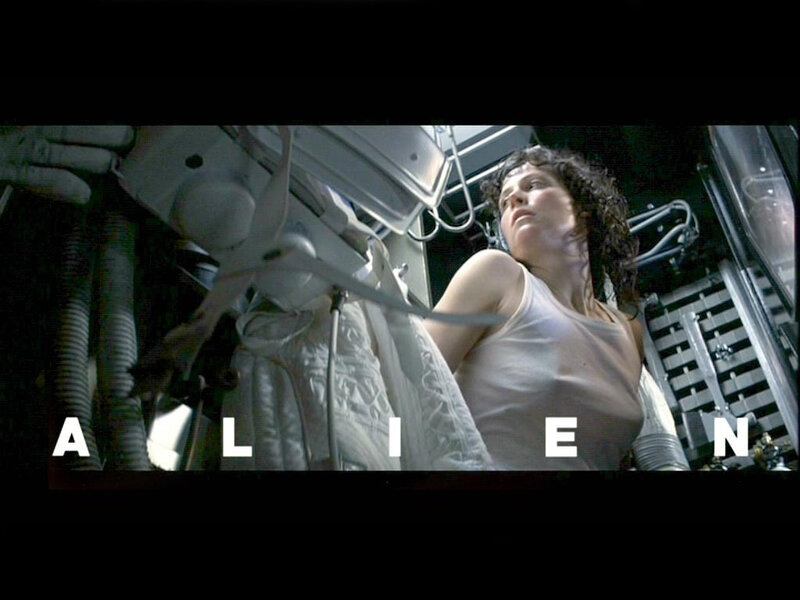 Alien movie scene with Ripley