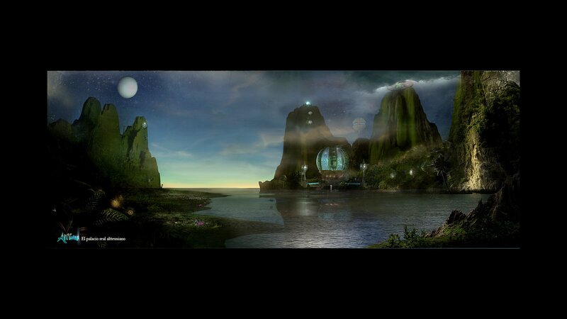 Alien Palace on Alien Planet