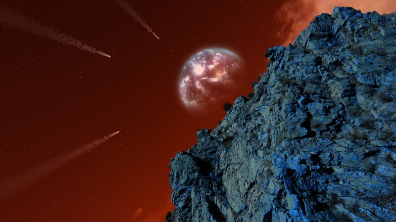 Alien Planet and Meteorites
