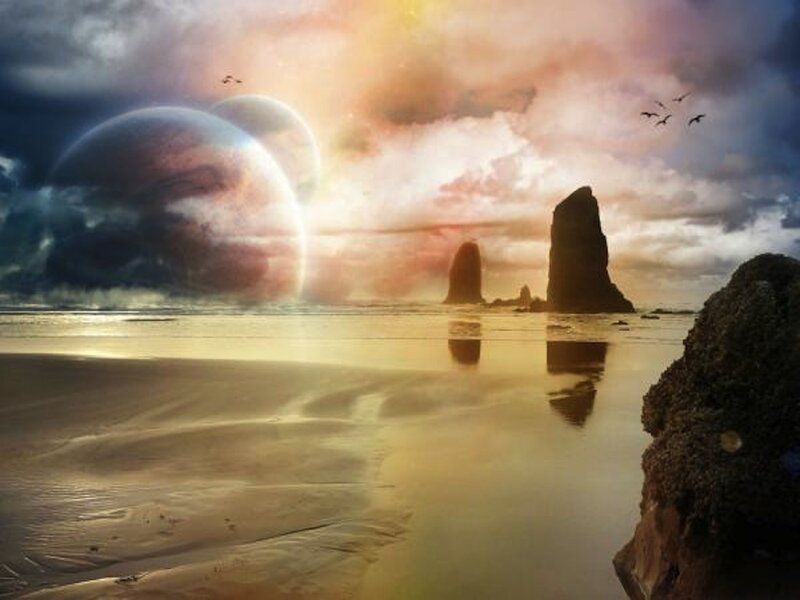 Alien Planet Beach — Gold