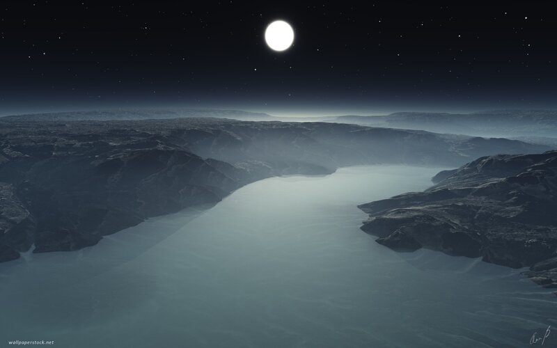 Alien Planet Canyon