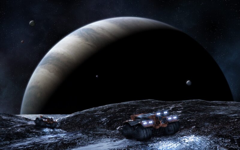 Alien planet exploration
