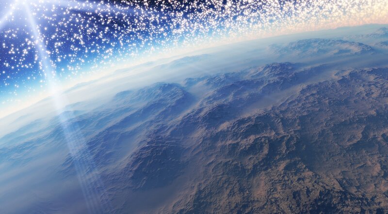 alien planet from space