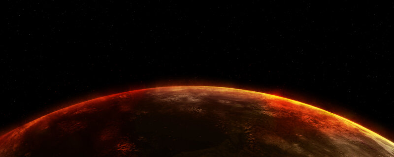 alien planet from space