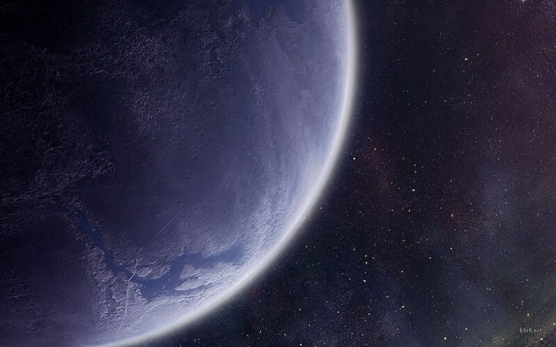 Alien Planet from Space — Purple, Dramatic
