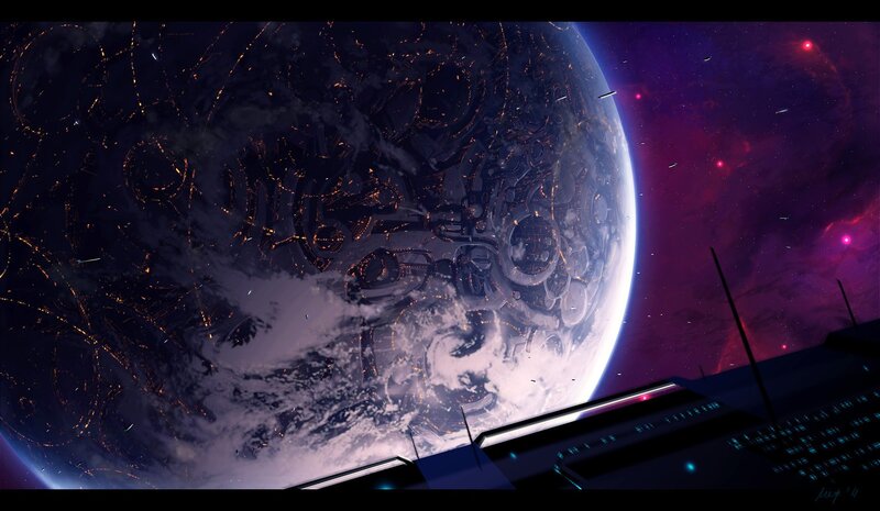 Alien Planet from Space — Purple