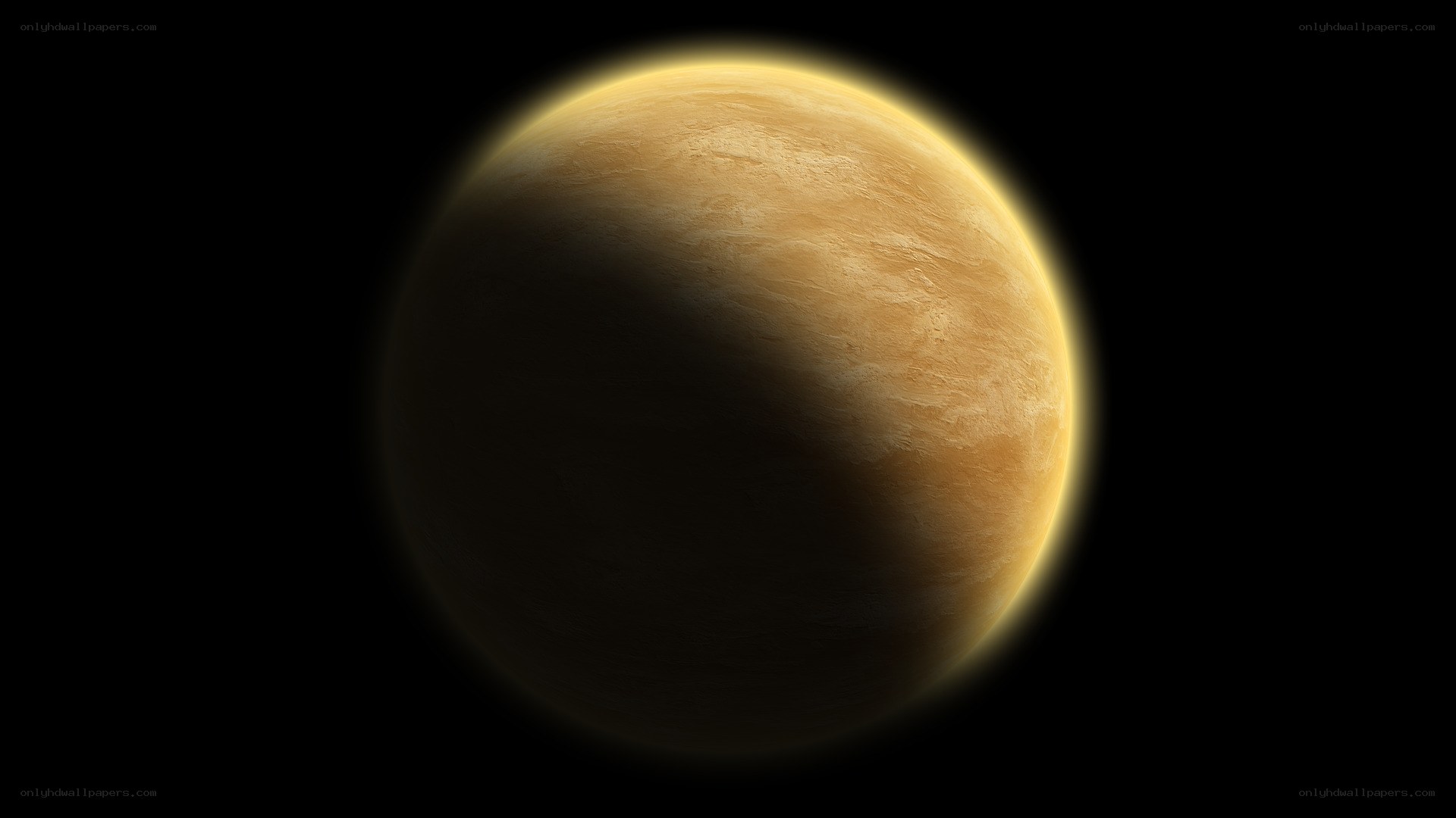 alien planet in space