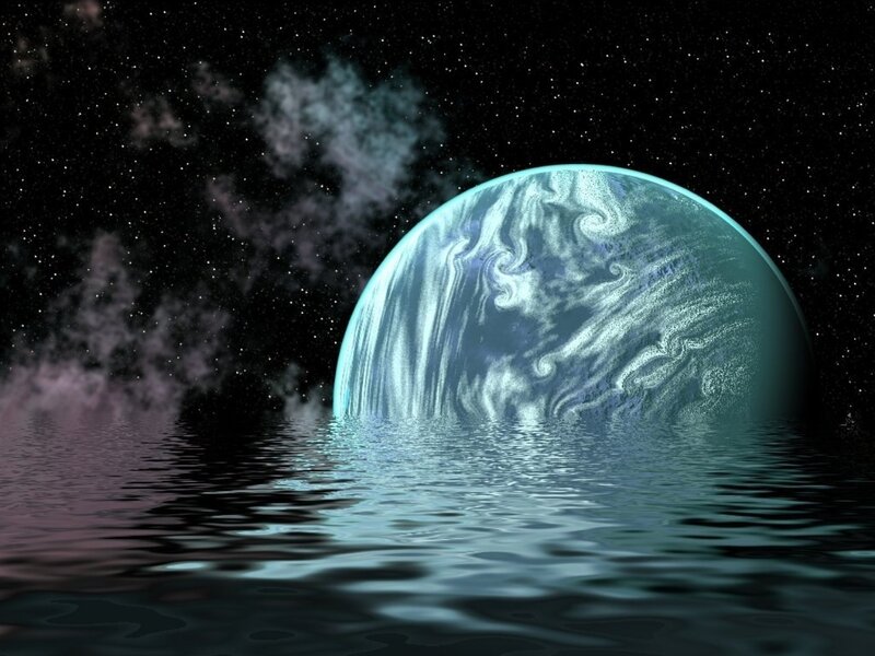 Alien Planet in Water