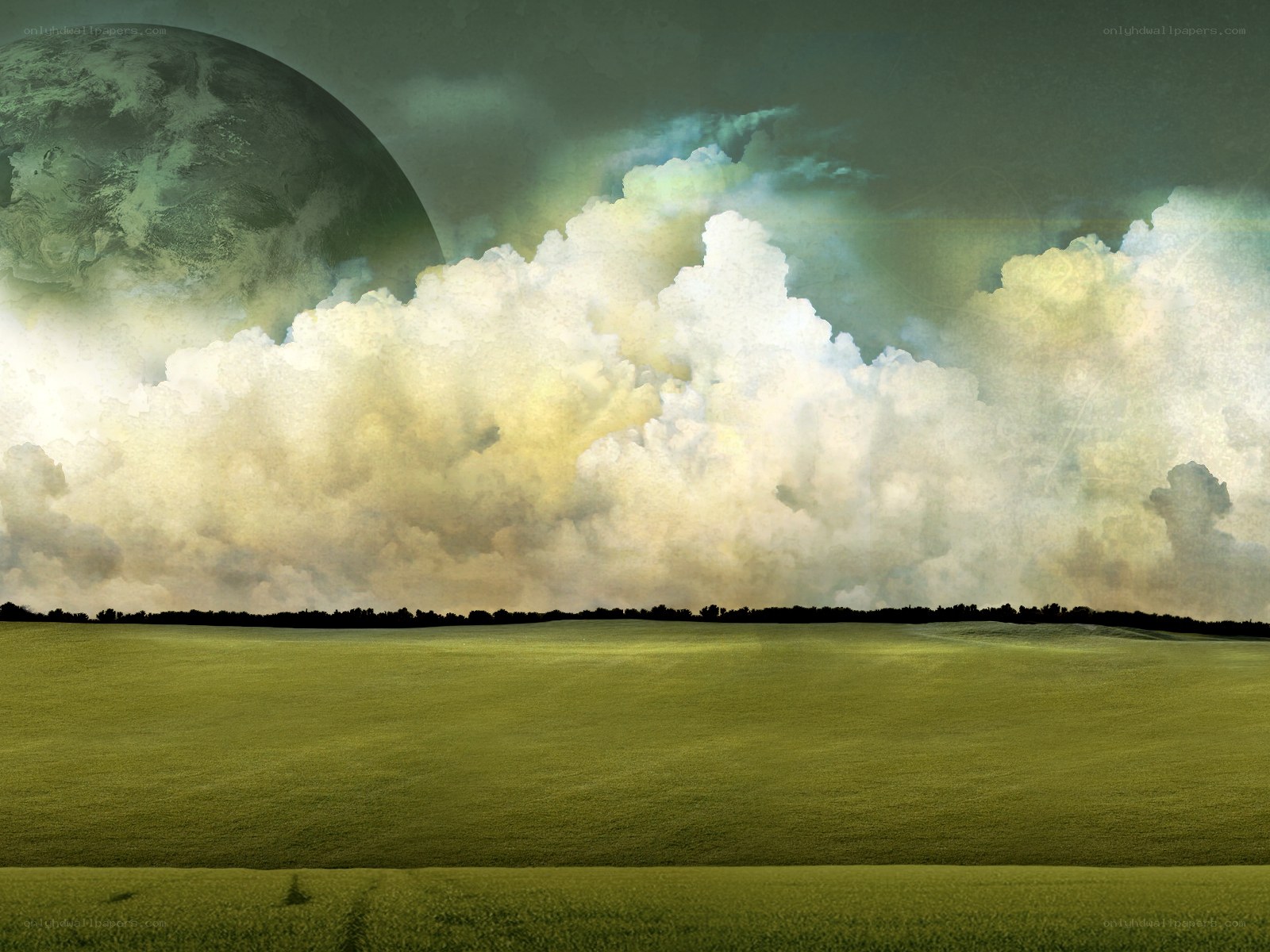 alien planet landscape