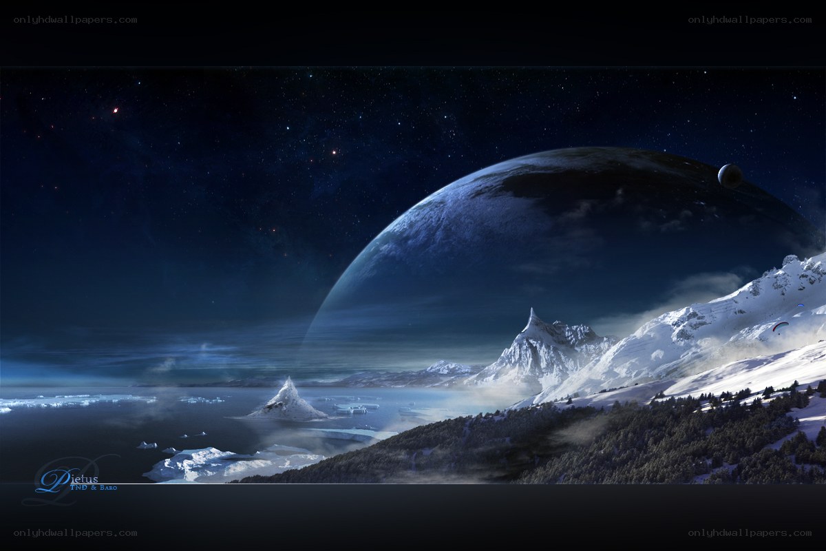 alien planet landscape