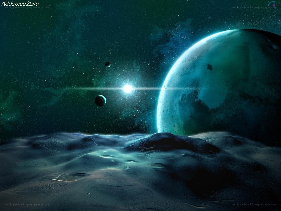 alien planet landscape
