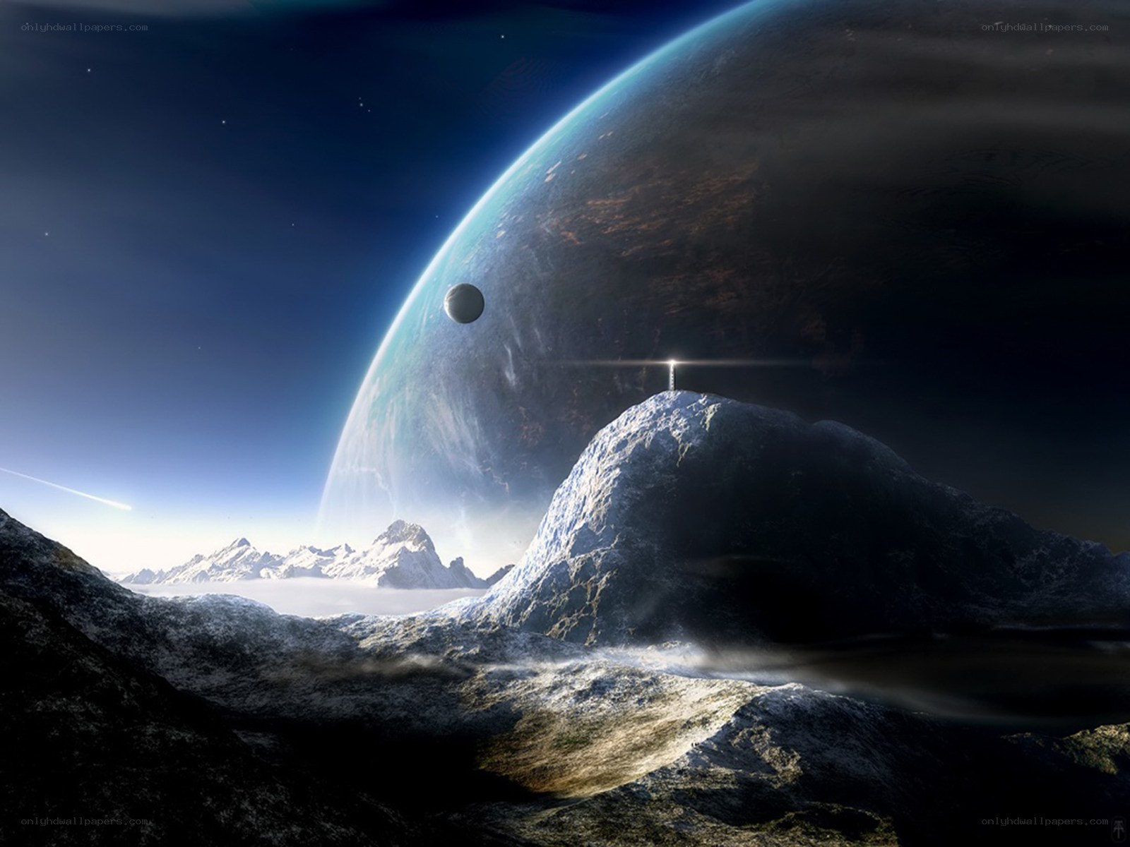 alien planet landscape