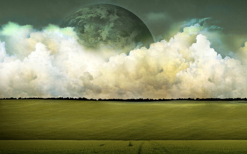 alien planet landscape