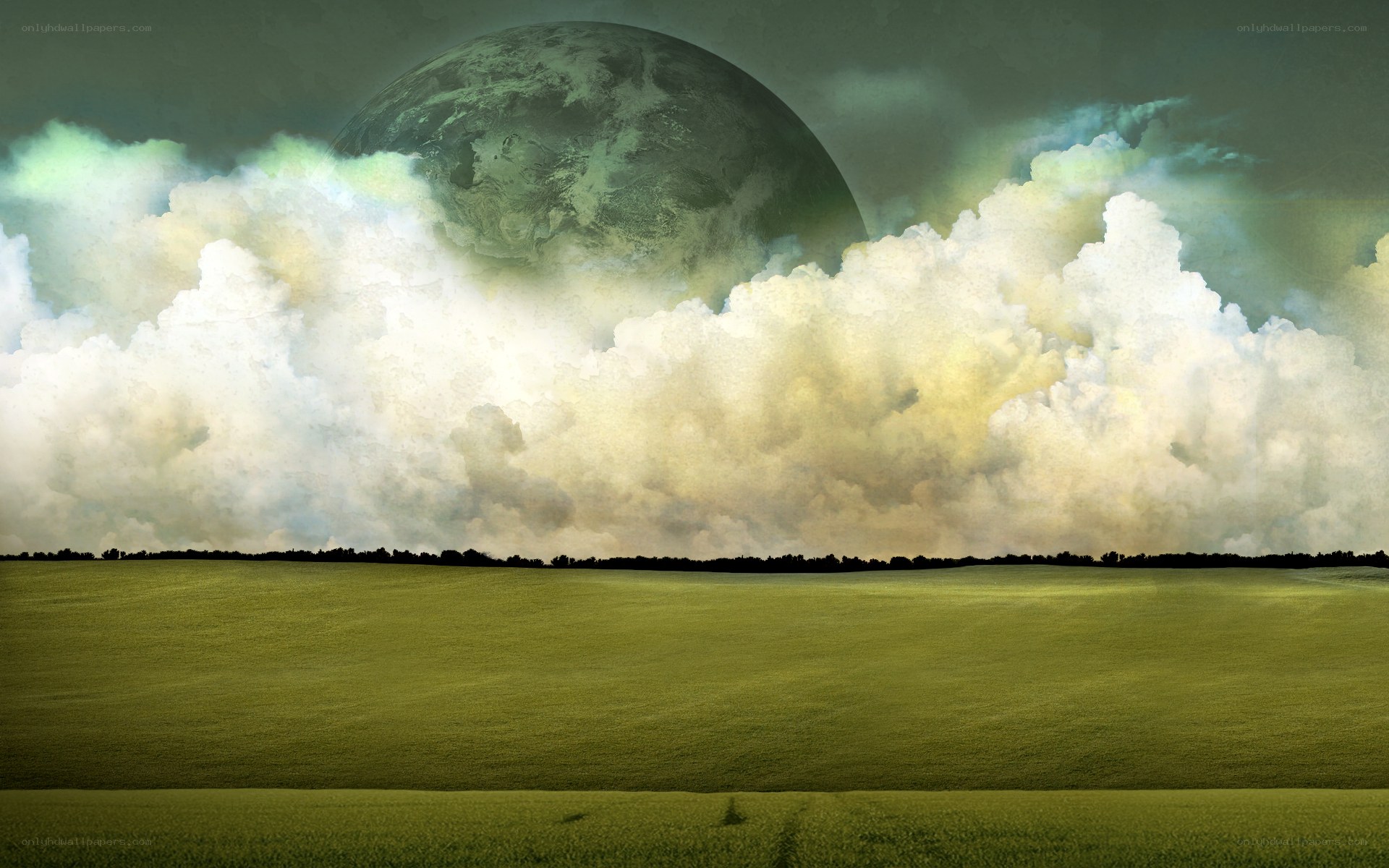 alien planet landscape