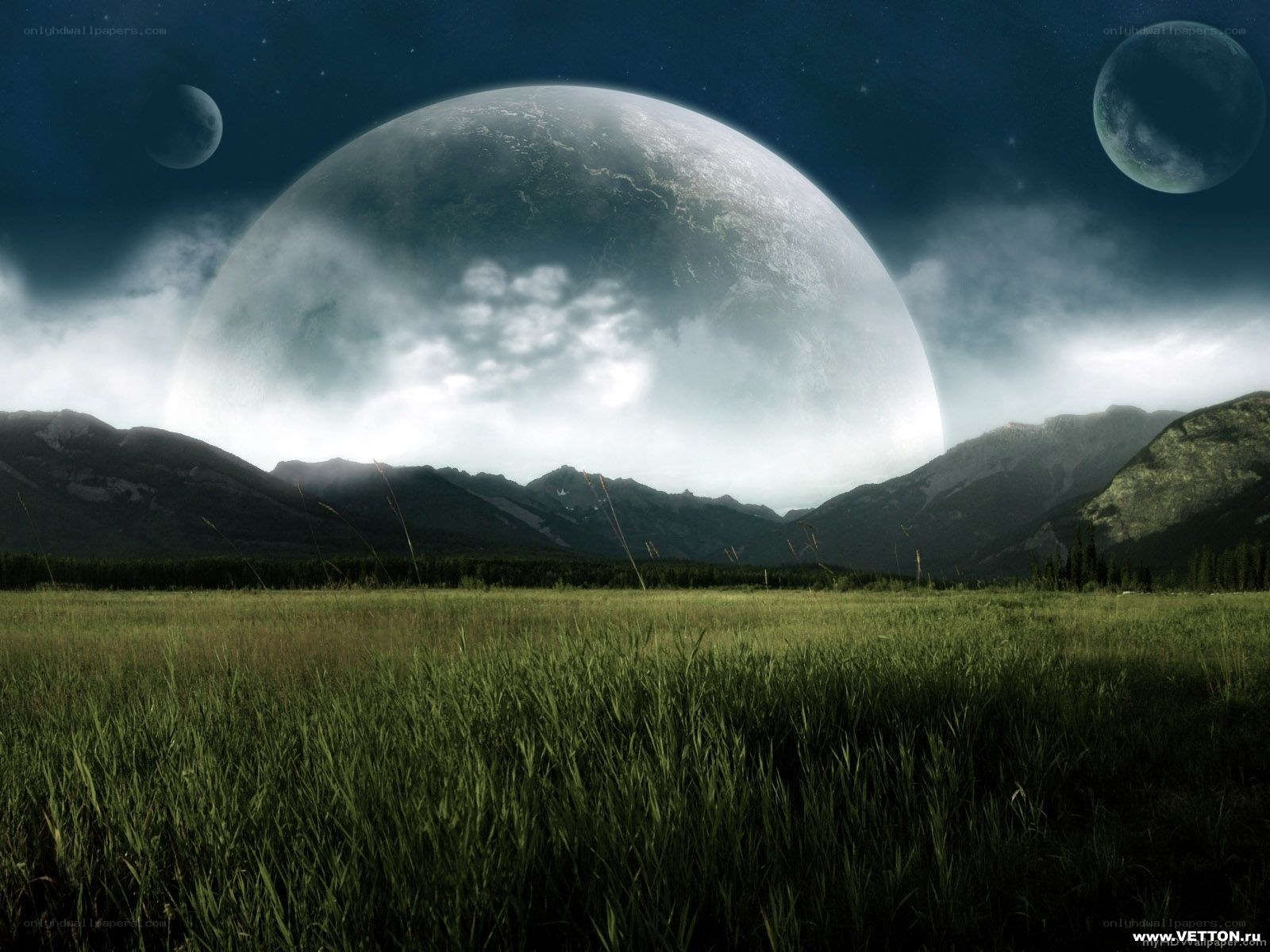 alien planet landscape