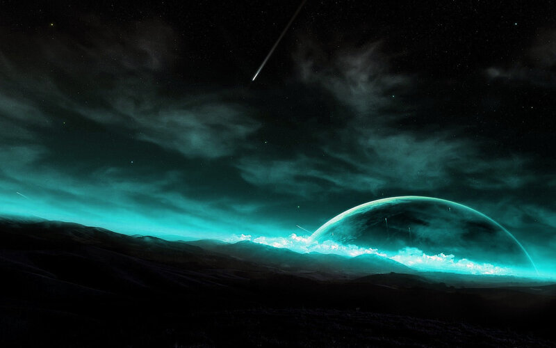 alien planet landscape