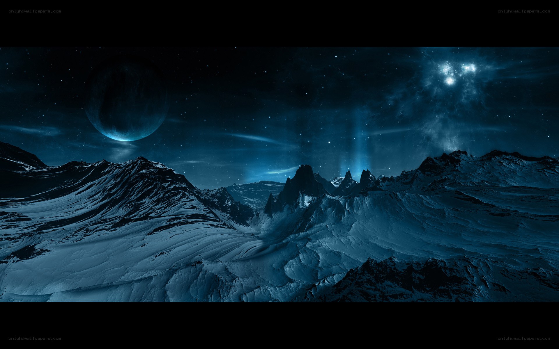 alien planet landscape