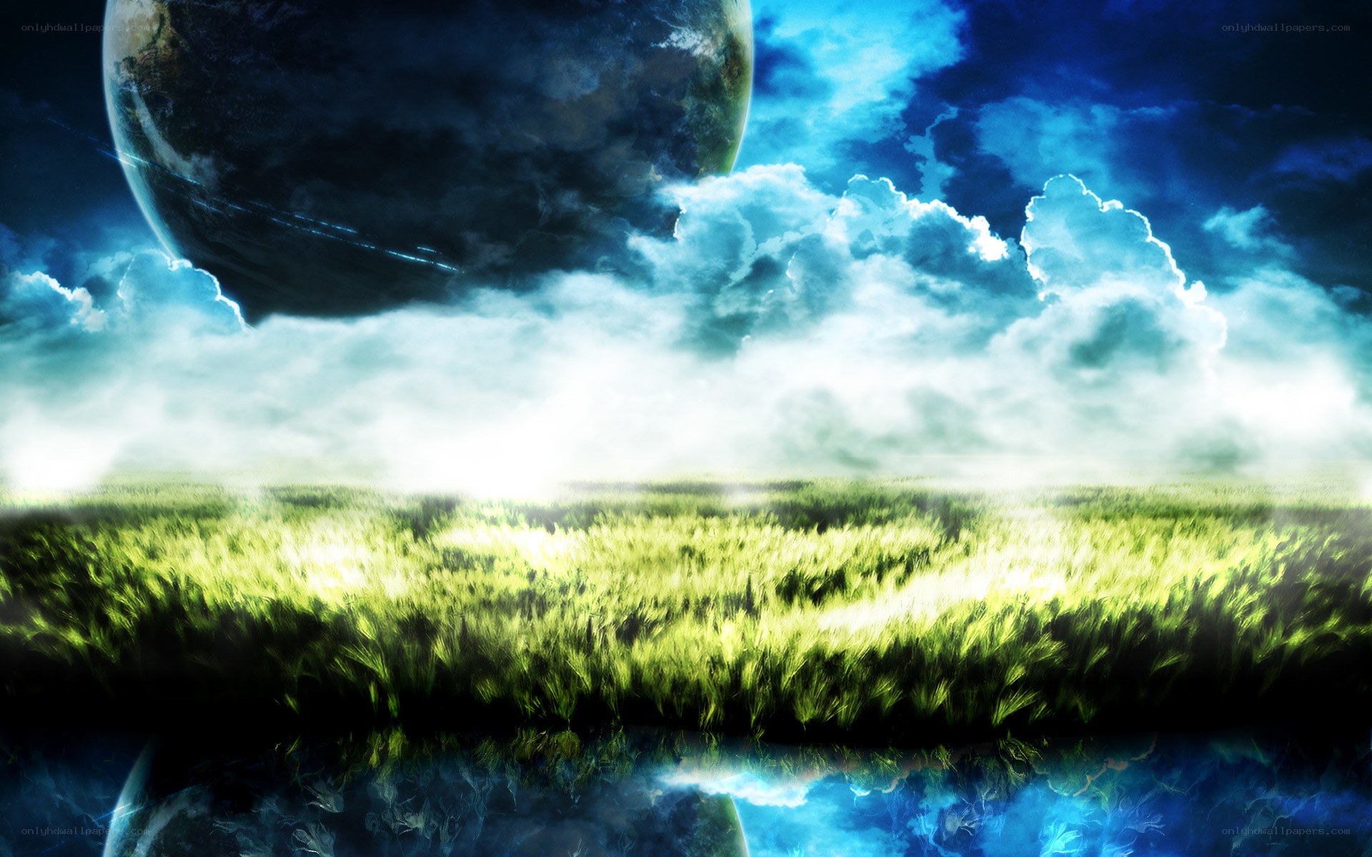 alien planet landscape