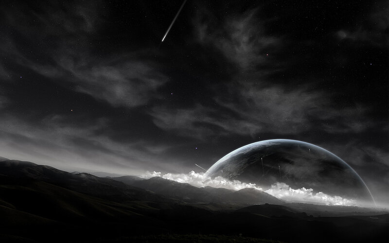 alien planet landscape
