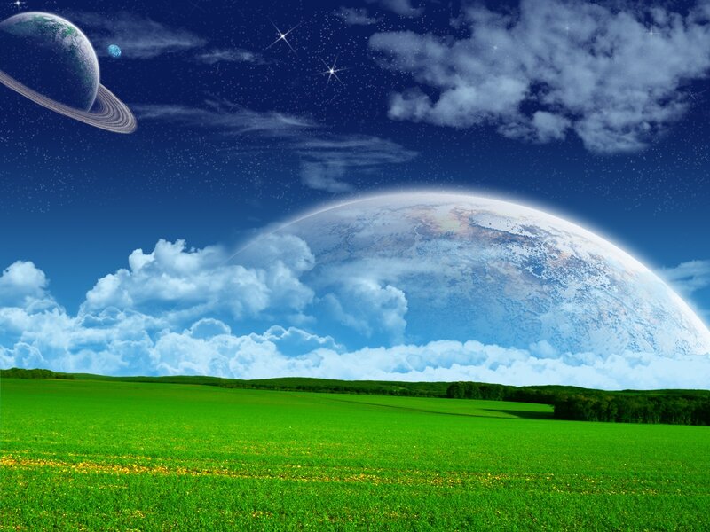 alien planet landscape