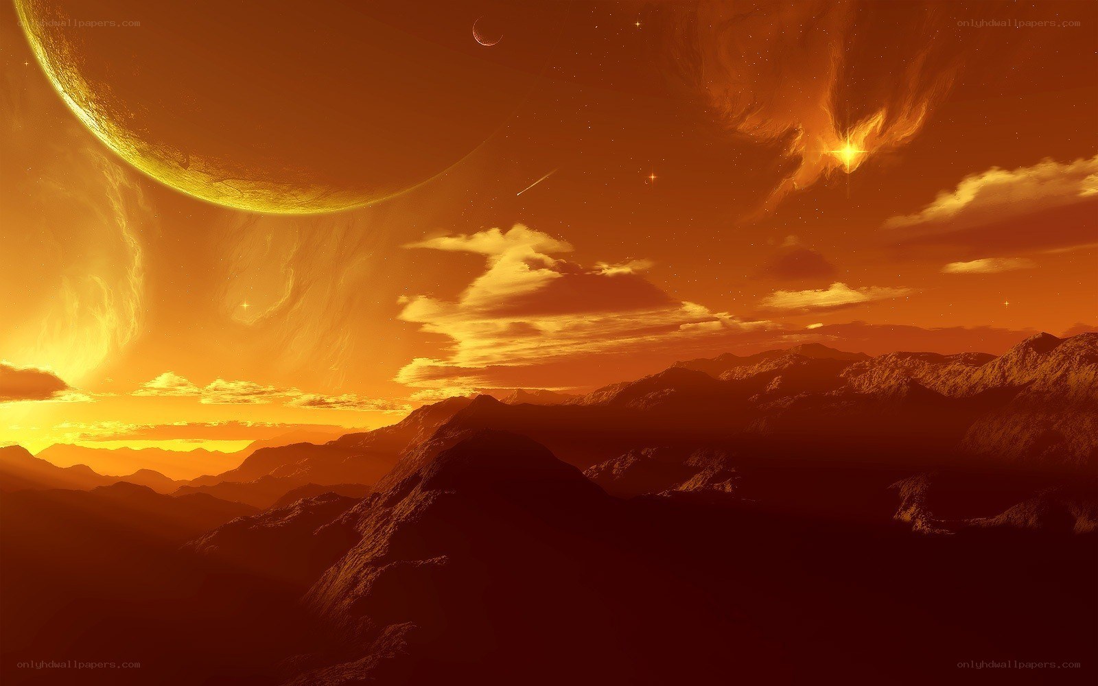 alien planet landscape
